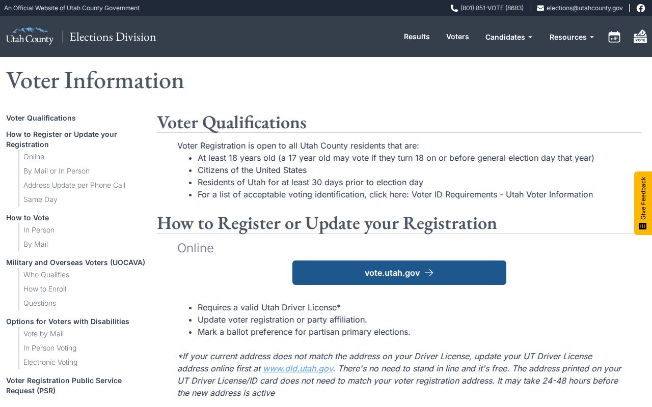 Pleasant Grove voter records request information from Utah County